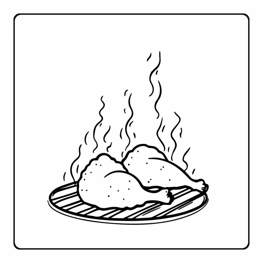 Ausmalbild Essen