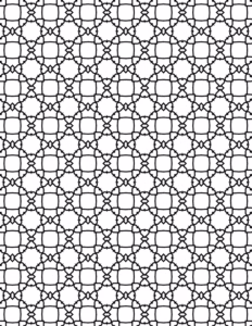 pattern coloring page not colored