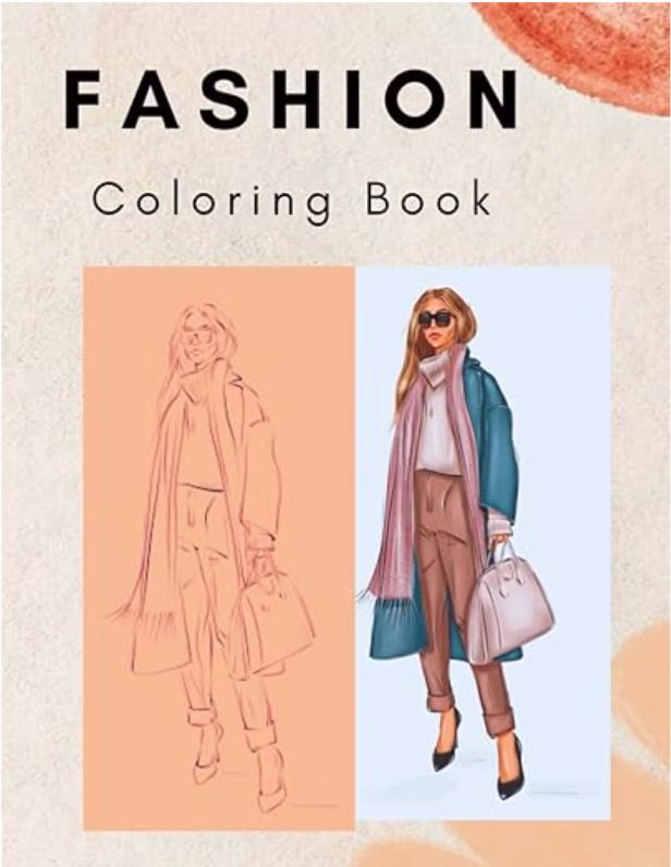 Fashion Coloring Book Adults